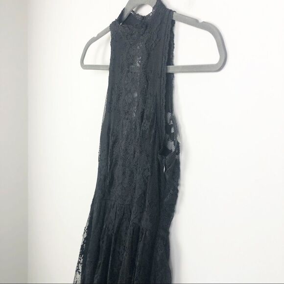 FREE PEOPLE | Verushka Lace Button Back Dress Sz 2 - Picture 6 of 14
